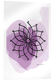 Akryylilasitaulu Crown Chakra (Sahasra)