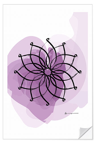 Wall sticker Crown Chakra (Sahasra)