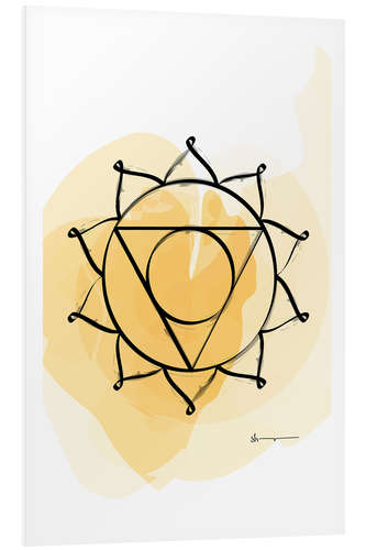 Tableau en PVC Solar Plexus Chakra (Manipura)