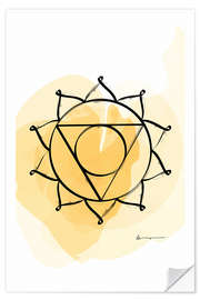 Sticker mural Solar Plexus Chakra (Manipura)