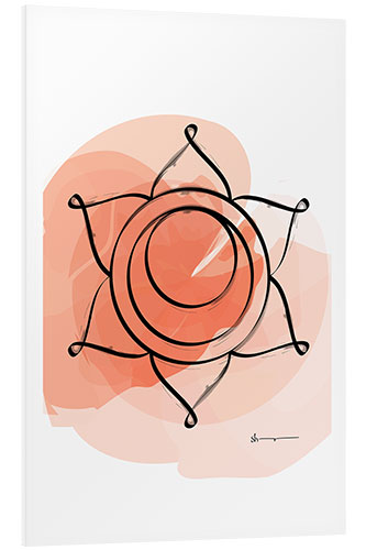 Tableau en PVC Sacral Chakra (Svadisthana)