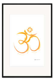 Gerahmter Kunstdruck Om