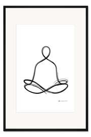 Gerahmter Kunstdruck Meditation