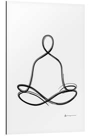 Magnettafel Meditation