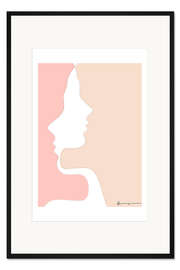 Gerahmter Kunstdruck Glückseligkeit