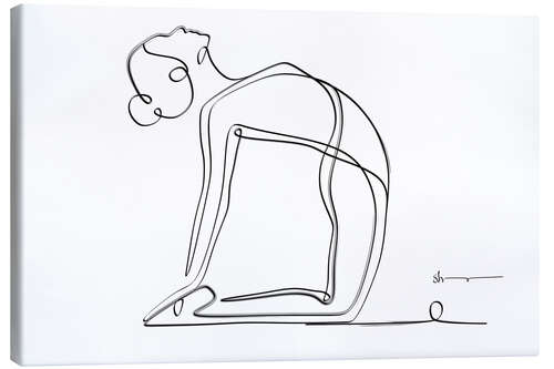 Canvas print Camel Pose (Ustrasana)