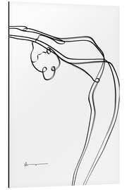 Magnettafel Gestreckte Berg Pose (Urdvha Hastasana)