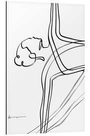 Magnettafel Dreieck Pose (Trikonasana)