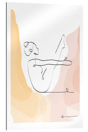 Gallery Print Boot Pose (Navasana)