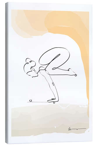 Canvas print Crow Pose (Bakasana)