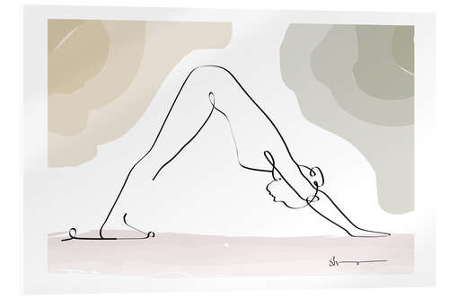 Acrylglas print Downward Facing Dog (Adhomukha Shvanasana)