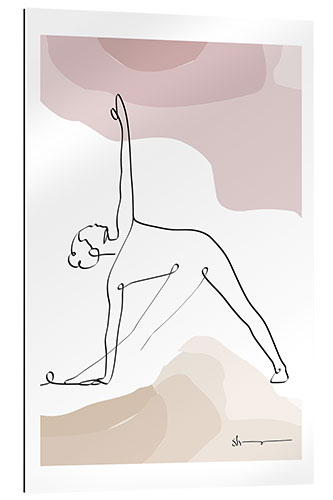 Gallery print Triangle Pose (Trikonasana)