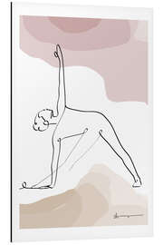 Magnettafel Dreieck Pose (Trikonasana)
