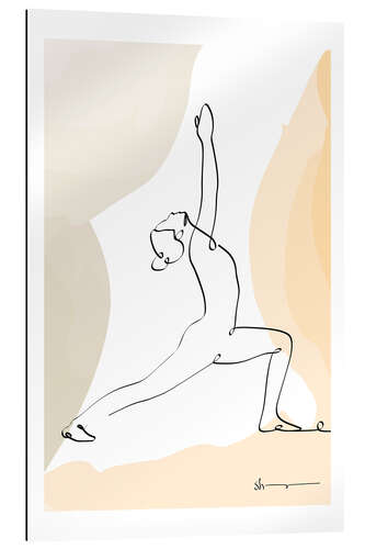 Gallery Print Krieger Pose I (Virabhadrasana)