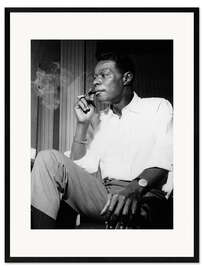 Ingelijste kunstdruk Nat King Cole