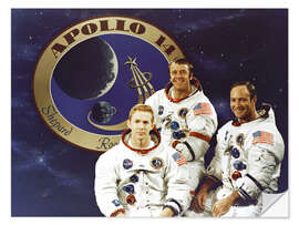 Selvklebende plakat Apollo 14 - NASA