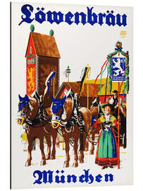 Magnettafel Löwenbräu München