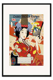 Gerahmter Kunstdruck Osaka Shosen Kaisha Schifffahrtslinie