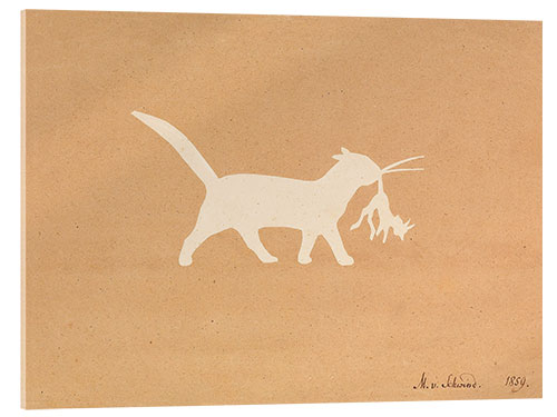 Quadro em acrílico Gato diabinho