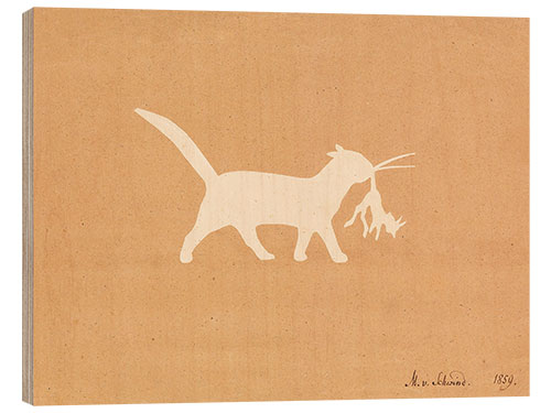 Puutaulu Cat, little devil