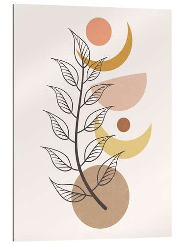 Gallery print Moon Phases and Branch Boho Style I