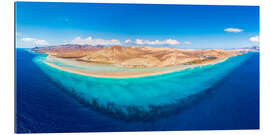 Gallery Print Blauer Ozean und Jandia Naturpark, Fuerteventura