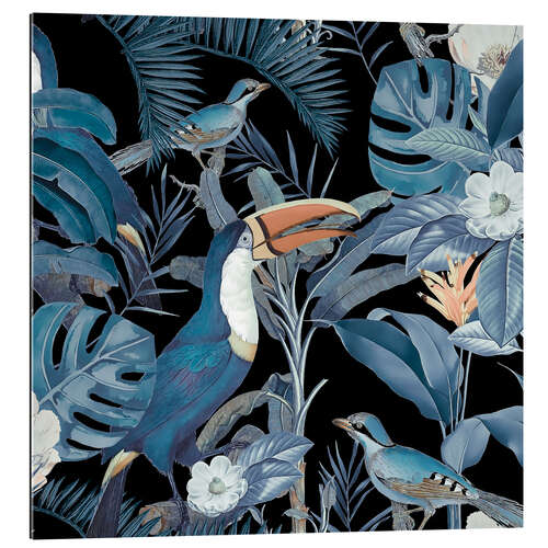 Gallery print Midnight Jungle Birds