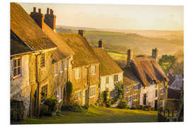 Stampa su PVC Tipico Inghilterra: Gold Hill a Shaftesbury, Dorset