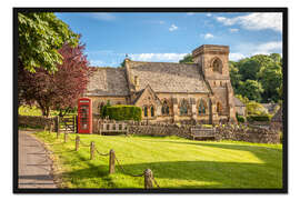 Gerahmter Kunstdruck Typisch England: Snowshill in den Cotswolds