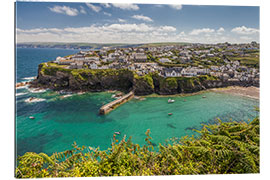 Gallery Print Hafen von Port Isaac in Cornwall (England)