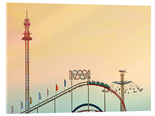 Cuadro de metacrilato Fair on the Rhine in Düsseldorf