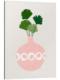 Magnettafel Ferns in Pink Vase