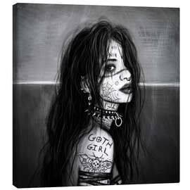 Canvas print  Goth Girl - Justin Gedak