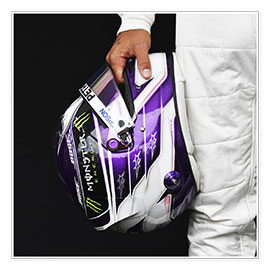 Póster Lewis Hamilton&#039;s helmet 2020