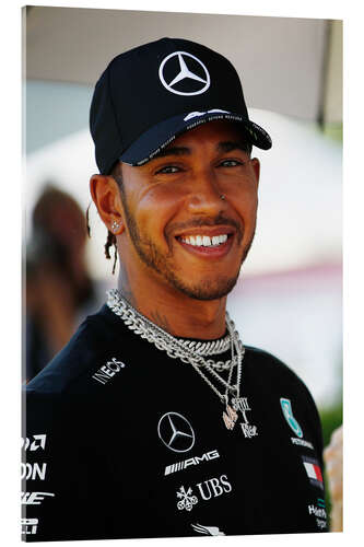 Stampa su vetro acrilico Lewis Hamilton, 2020 Australian Grand Prix