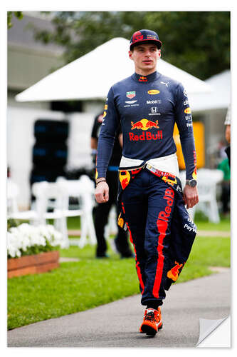 Wandsticker Max Verstappen, Red Bull Racing 2020