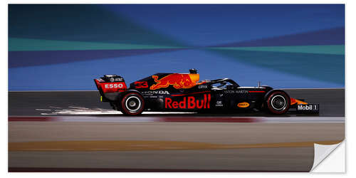 Sticker mural Max Verstappen, Red Bull Racing, 2020 Bahrain Grand Prix