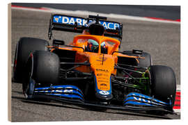 Holzbild Daniel Ricciardo, McLaren