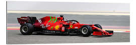 Gallery print Lerclerc in a Ferrari, 2021 season