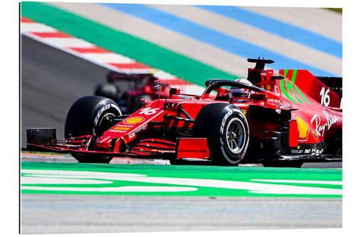 Cuadro de plexi-alu Charles Leclerc, Ferrari IV