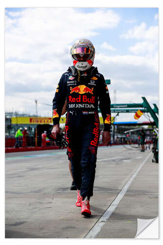 Wandsticker Max Verstappen, Red Bull Racing