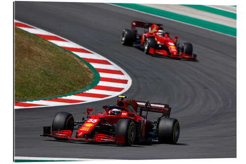 Gallery print Leclerc and Sainz, Scuderia Ferrari 2021