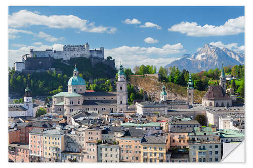 Wall sticker Salzburg in summer