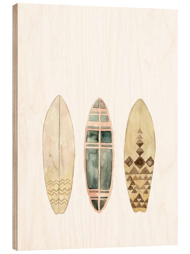 Stampa su legno Tavole da surf Surf