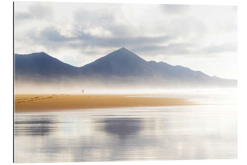 Gallery print Sunset on Cofete Beach and ocean