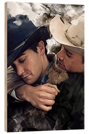 Hout print Brokeback Mountain - Dmitry Belov