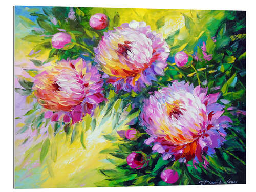 Gallery print Peonies in the sunbeam