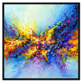 Gerahmter Kunstdruck Alles fließt, alles ändert sich