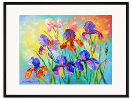 Gerahmter Kunstdruck Iris