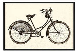 Gerahmter Kunstdruck Holland Fahrrad